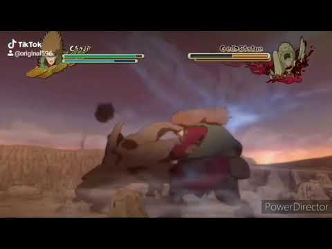 Believe- choji vs. Gedo statue