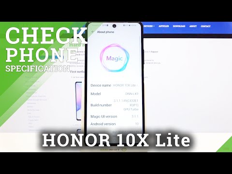 How to Find Phone Specification in HONOR 10X Lite – Phone Info