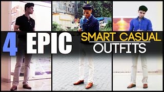 4 EPIC Smart Casual OUTFITS Every Man Needs | Classic Men's Look-Book | Mayank Bhattacharya