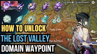 How to Unlock The Lost Valley Domain Waypoint | Genshin Impact