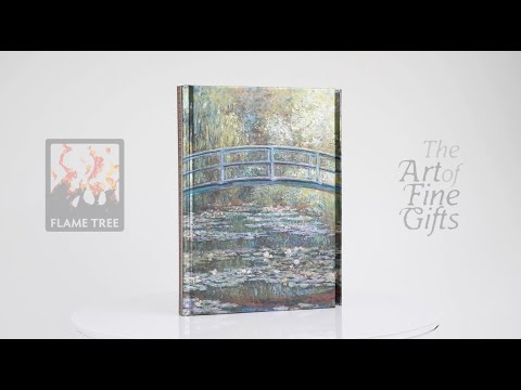 Блокнот Claude Monet: Bridge over a Pond of Water Lilies Foiled Journal video 1