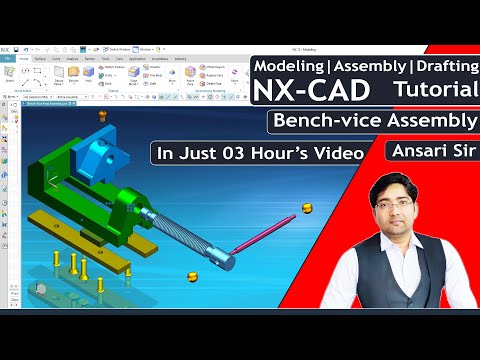 NX-CAD Full Course | In Hindi | NX Part Modeling | NX Assembly | NX Drafting | DigitalCADD | NX.