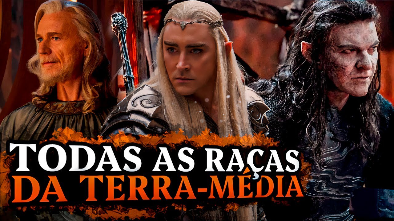 A HISTÓRIA DAS RAÇAS E OS POVOS DE SENHOR DOS ANÉIS