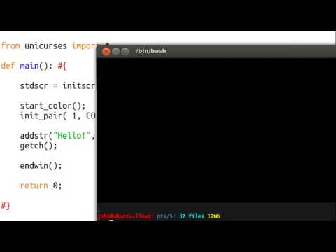 Learn Python curses 06 Color - Mind Luster