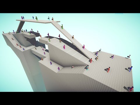 Battle Royale On The NEW Broken Bridge | Totally Accurate Battle Simulator TABS