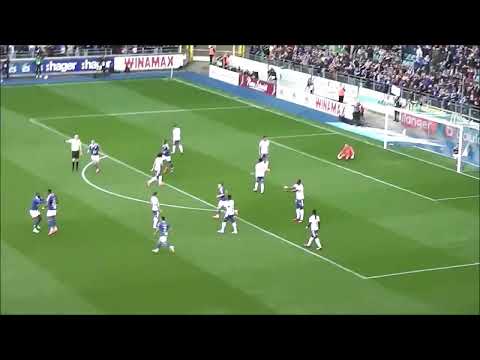 RC Strasbourg - A.J. Auxerre : 5e G.Nyamsi But 2022/2023 L1