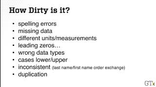 CSE6242 wk2 3 1 how dirty is real data