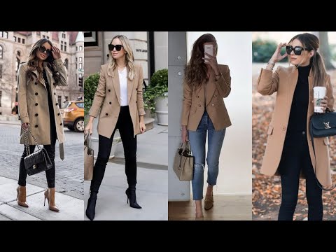 NUEVAS TENDENCIAS MODA MUJER 2022 CÓMO VESTIR CASUAL Y ELEGANTE EN OTOÑO INVIERNO / ROPA FASHION