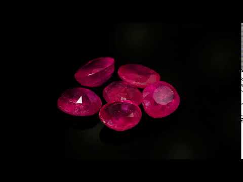 Натуральний Рубін овал 8.3x6.8 - 8.6x7.0мм 2.20ct видео