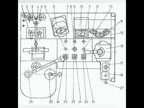 Pupitru de comandã pentru LDH 1250 CP. CFR CĂLĂTORI MARFĂ