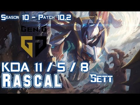Gen Rascal SETT vs LUCIAN Top - Patch 10.2 KR Ranked