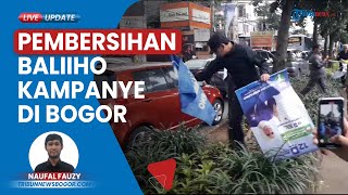 Walkot Bogor Turun Langsung Bersihkan APK Para Caleg, Sampah akan Didaur Ulang di TPS Tanah Sareal