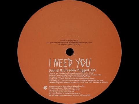Video thumbnail for I Need You [Plugged Dub]
