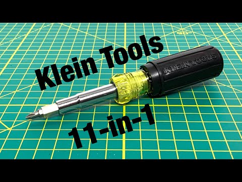 Klein Tools 32527 11 in 1 Multi-Bit Screwdriver and Nut Driver