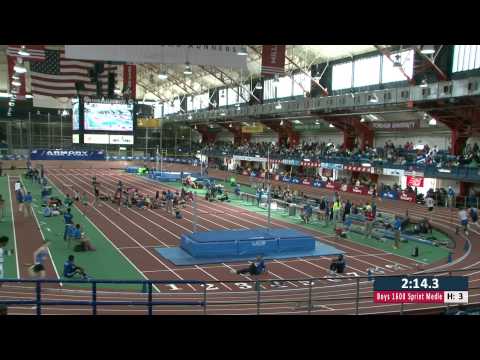 Boys 1600m Sprint Medley EE Section 3 - New Balance Nationals Indoor 2014