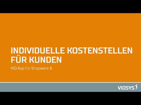 Individuelle Kostenstellen für Kunden - unsere App für Shopware 6