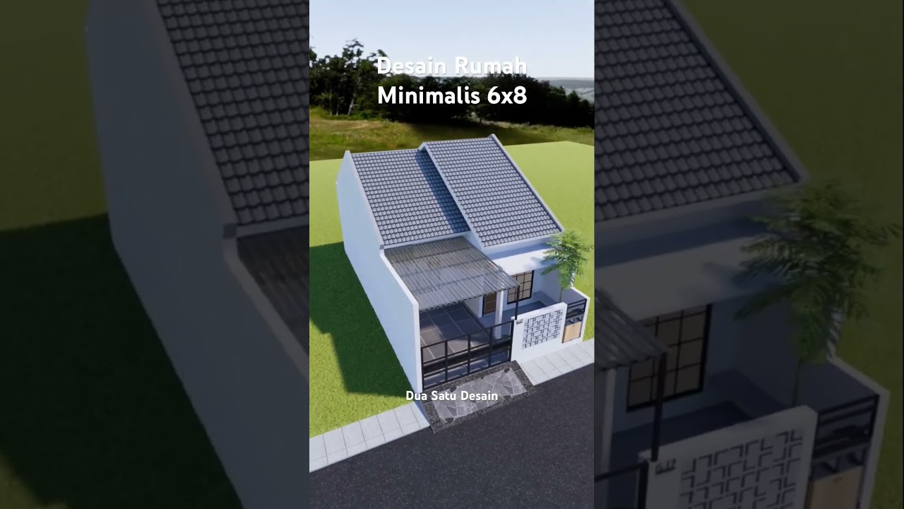 Ide Rumah minimalis 6x8 Meter #desainminimalis #desainminimalis #desainrumah