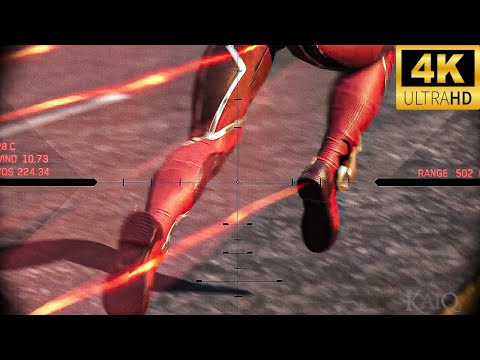 Deadshot Shoots Flash Suicide Squad Scene Cinematic 4K HDR60ᶠᵖˢ INJUSTICE 2