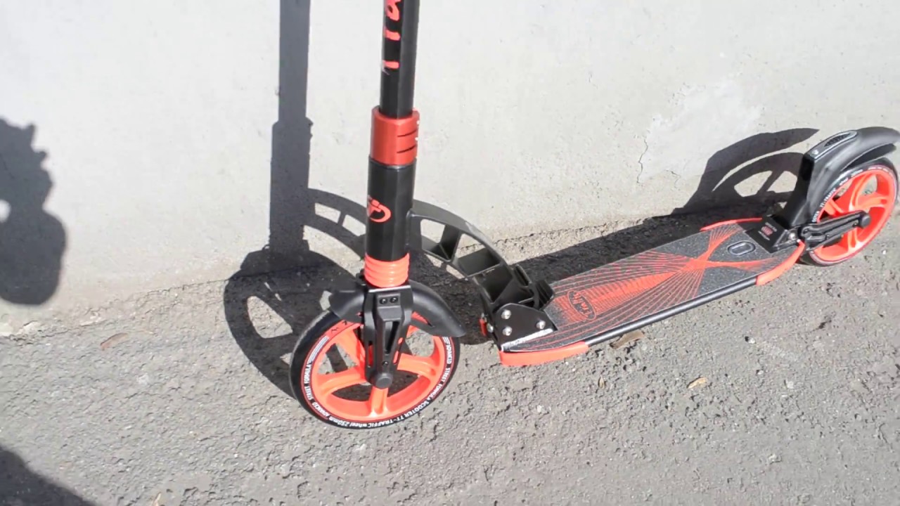 Самокат TechTeam Traffic 2018 желтый