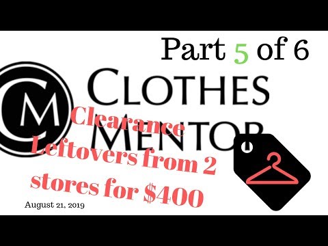 Part 5 of 6 - MASSIVE Clothes Mentor Clearance Haul for Resale
