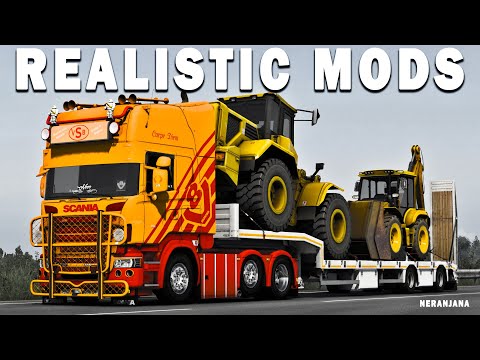 TOP 10 BEST REALISTIC MODS FOR ETS2 1.43 - EURO TRUCK SIMULATOR 2 MODS 2022