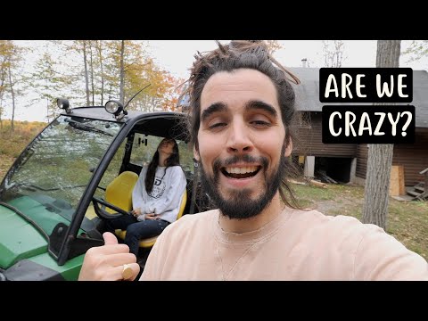 FIRST DAYS AT OUR CABIN IN THE WOODS | We Moved In! music video cover