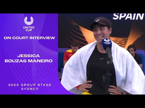 Jessica Bouzas Maneiro On-Court Interview | United Cup 2023 Group D