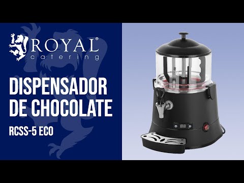 vídeo - Dispensador de chocolate - 5 litros - pantalla LED