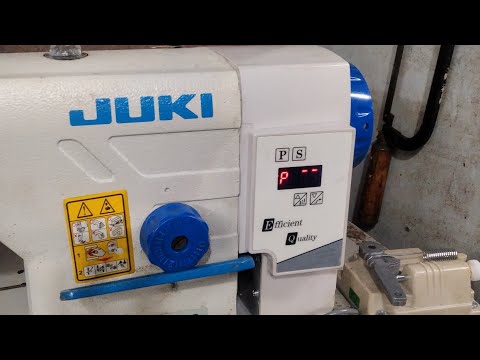How to rotation chenge juki single needle sewing machine