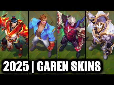 ALL GAREN SKINS SPOTLIGHT 2025 | League of Legends
