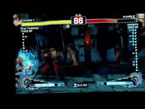 SSF4 XBOX Ranked Match Kiryu (Guy) Vs Murigotu (Cody).MP4