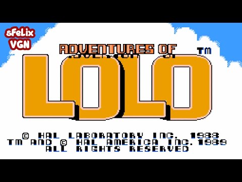 Adventures of LOLO - Playthrough Part 1 - Floor 1
