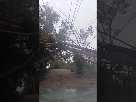 ESTRADA DA LARANJEIRA APÓS A CHUVA