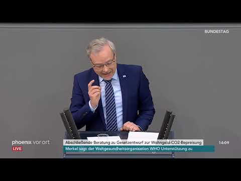 Wohngeld-CO2-Bepreisung im Bundestag am 23.04.20