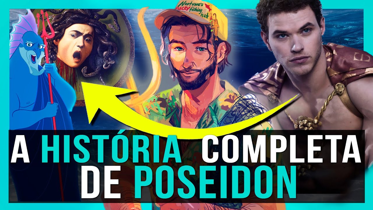 POSEIDON: O DEUS DOS MARES - DO MITO DE MEDUSA À SUA TRANSFORMAÇÃO EM HUMANO | MITOLOGIA GREGA