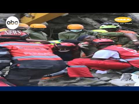 Two rescued after building collapse in Kenya