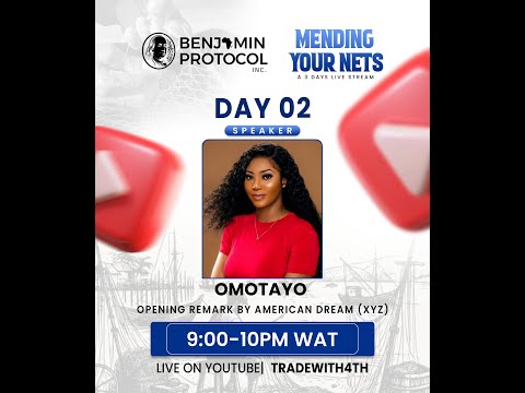 MENDING YOUR NETS DAY 2 - WITH OMOTAYO