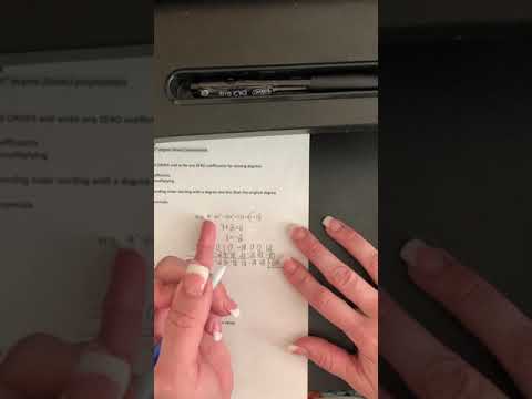 M4 L13 Synthetic Division, Remainder/Factor theorem