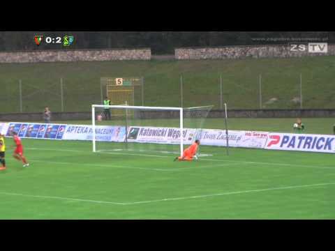 Jesień 2014: Skrót meczu Zagłębie Sosnowiec - Siarka Tarnobrzeg