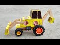 How To Make Matchbox Jcb Tractor At Home Diy Jcb Science Project Mini Jcb