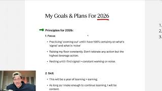 My Goals & Plans For 2026.