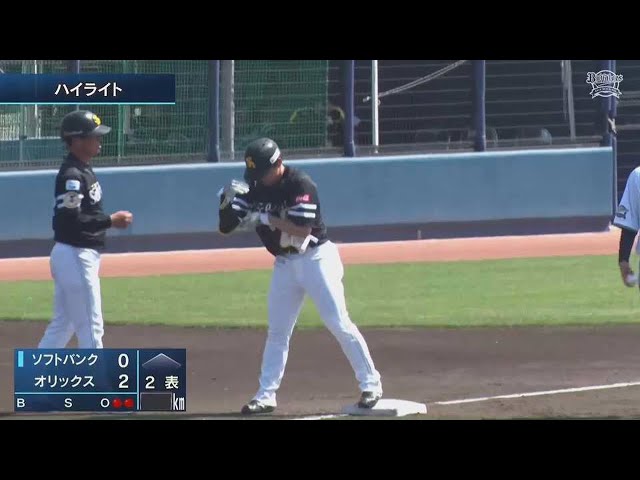 【ファーム】4月9日 バファローズ対ホークス ダイジェスト