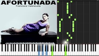Afortunada - Francisca Valenzuela PIANO TUTORIAL