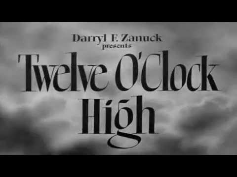 Twelve O'Clock High (1949) 📽War Drama📽 Gregory Peck, Hugh Marlowe & Dean Jagger