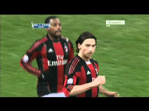 Ibrahimovic Goal on Bari - 20-01/2011