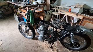 Honda CB400 Four motor install and oil leak fix