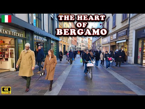 Bergamo City Center Walking Tour 🇮🇹 Hidden Gem of Northern Italy