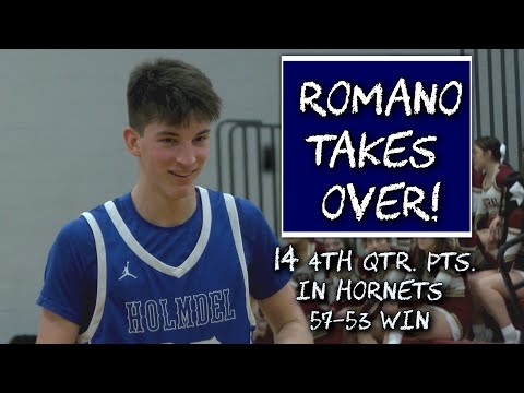 Holmdel 57 Central Regional 53 | Jimmy V Showcase | Evan Romano 27 points