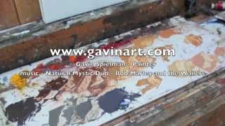 How to mix Flesh Tones using Primary Colors - Oil Painting Instruction by Gavin Spielman