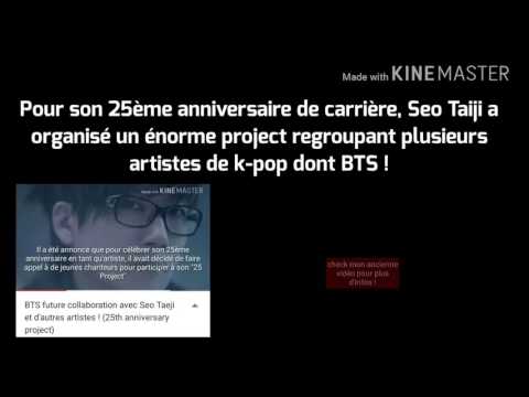BTS covereront une chanson de Taiji pour son 25th Anniversary Project ! (Date, heure, titre+)
